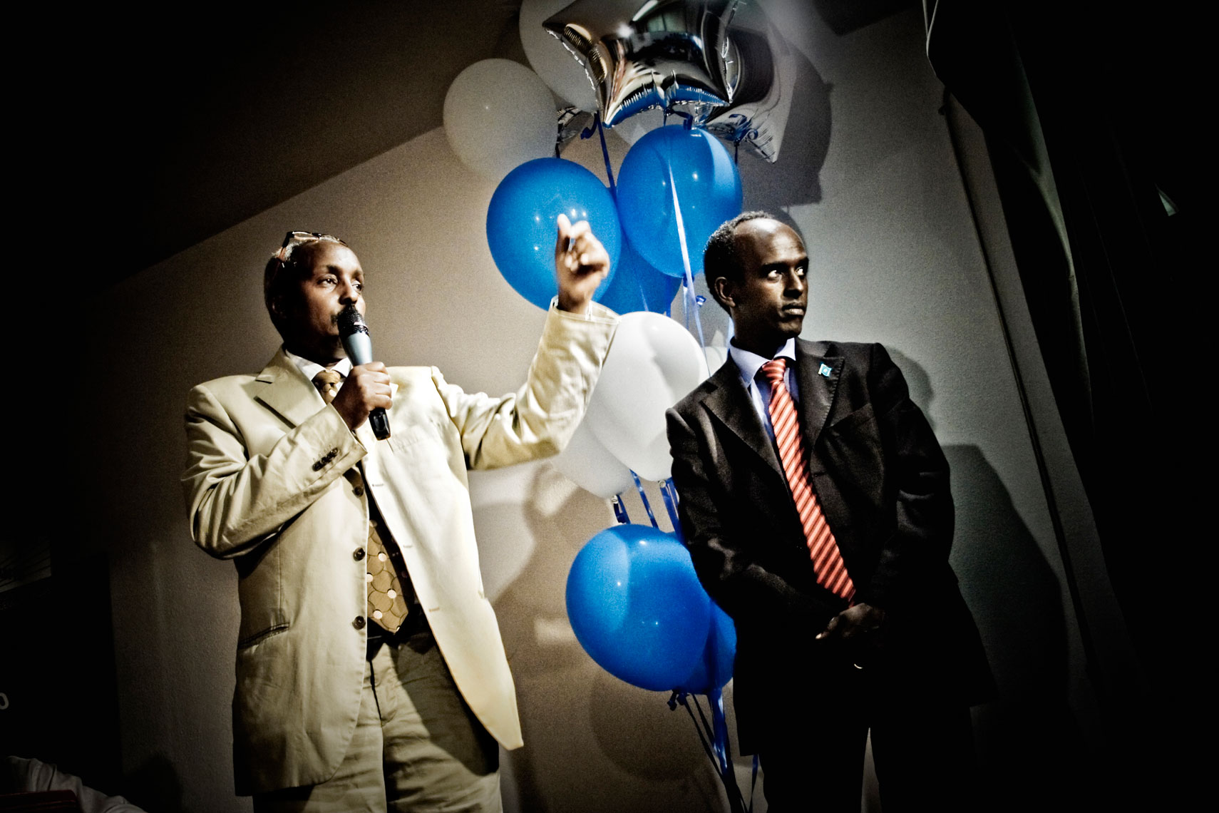 ITALY. Florence, 4th July 2010. A speech during celebrations for the 50th anniversary of the Somalia Independence Day (1st July 1960).