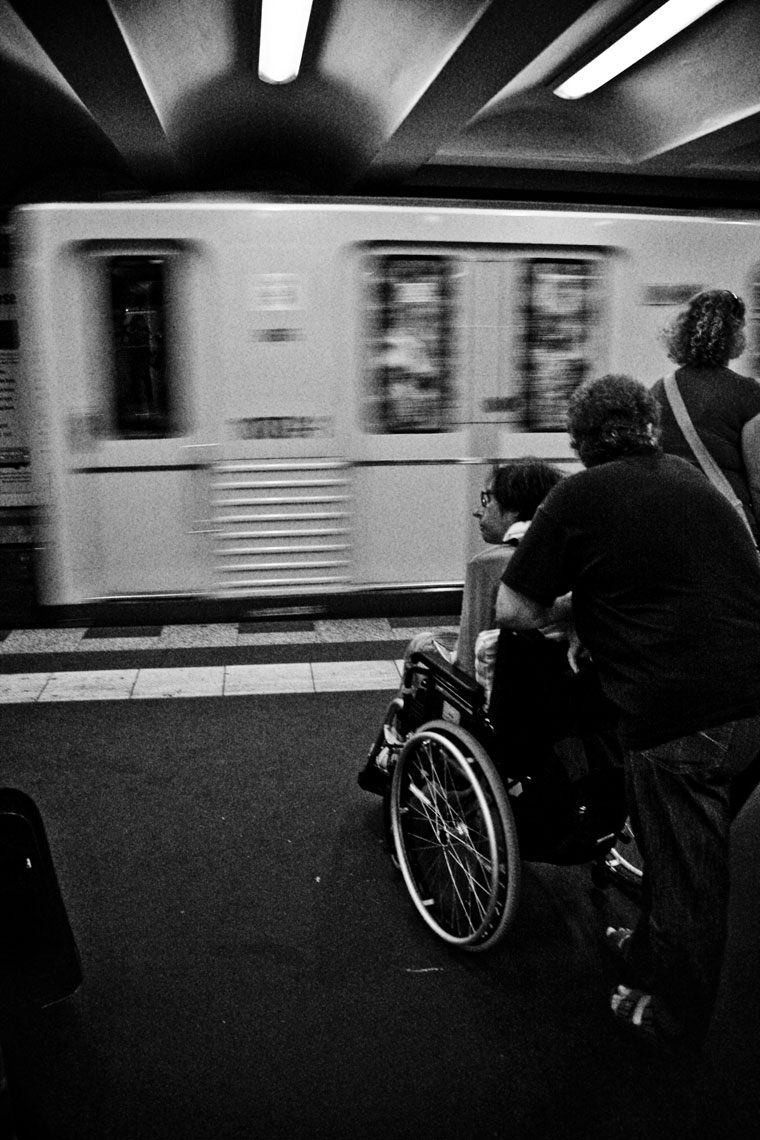 GERMANY. Berlin, 10th August 2010. Alexander Platz subway station.